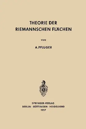 Theorie der Riemannschen Flächen