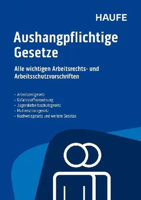 Aushangpflichtige Gesetze