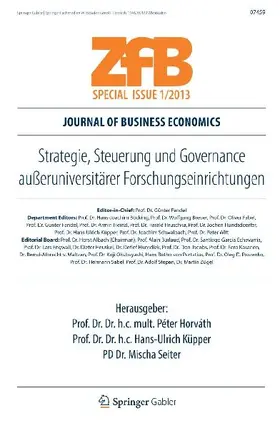Strategie, Steuerung und Governance außeruniversitärer Forschungseinrichtungen