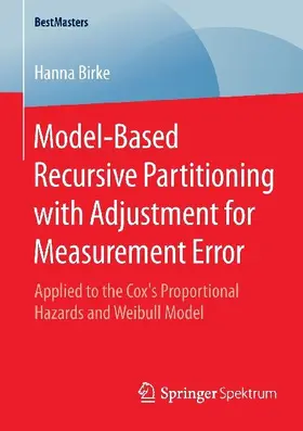Model-Based Recursive Partitioning with Adjustment for Measurement Error
