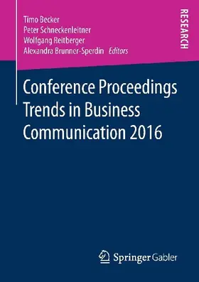 Conference Proceedings Trends in Business Communication 2016