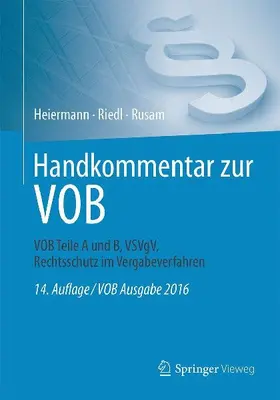 Handkommentar zur VOB