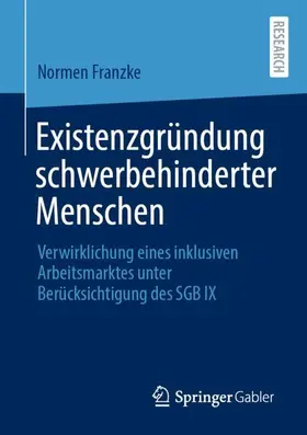 Existenzgründung schwerbehinderter Menschen
