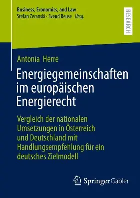Energiegemeinschaften im europäischen Energierecht