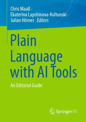 Plain Language with AI Tools