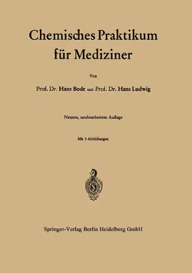 Chemisches Praktikum für Mediziner