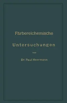 Färbereichemische Untersuchungen