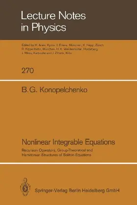 Nonlinear Integrable Equations