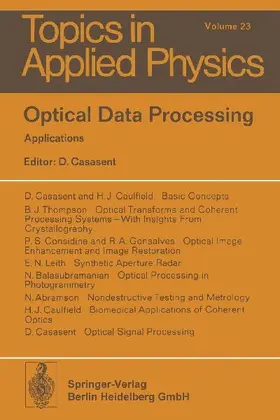 Optical Data Processing