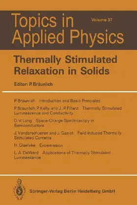 Thermally Stimulated Relaxation in Solids