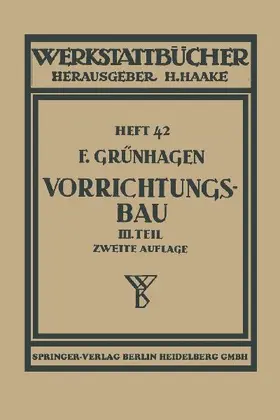 Der Vorrichtungsbau