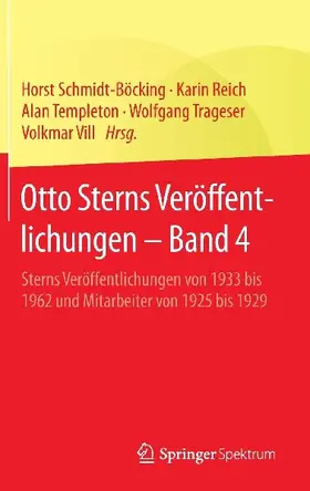 Otto Sterns Veröffentlichungen - Band 4