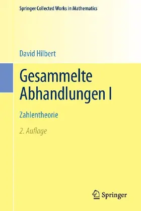 Gesammelte Abhandlungen I