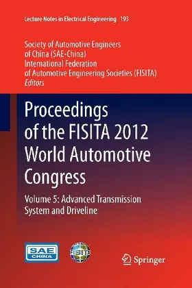 Proceedings of the FISITA 2012 World Automotive Congress