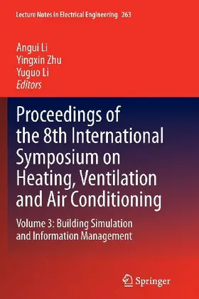 Proceedings of the 8th International Symposium on Heating, Ventilation and Air Conditioning
