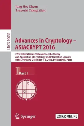 Advances in Cryptology - ASIACRYPT 2016