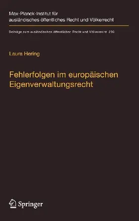 Fehlerfolgen im europäischen Eigenverwaltungsrecht