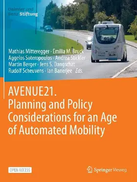 AVENUE21. Planning and Policy Considerations for an Age of Automated Mobility