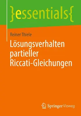 Lösungsverhalten partieller Riccati-Gleichungen