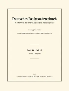 Deutsches Rechtswörterbuch