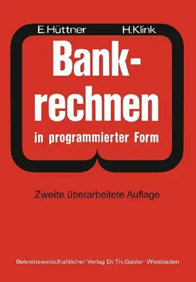 Bankrechnen in programmierter Form