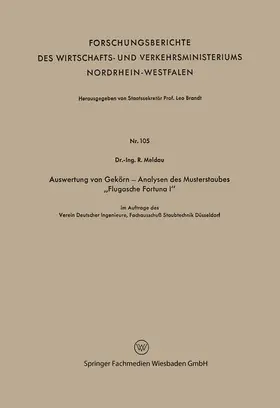 Auswertung von Gekörn - Analysen des Musterstaubes "Flugasche Fortuna I"
