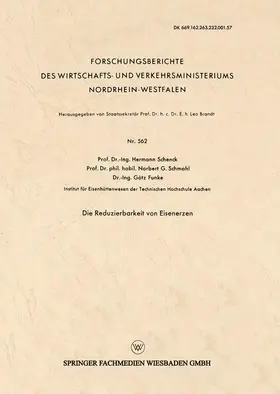 Die Reduzierbarkeit von Eisenerzen