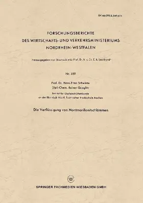 Die Verflüssigung von Montmorillonitschlämmen