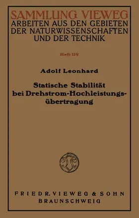 Statische Stabilität bei Drehstrom-Hochleistungsübertragung