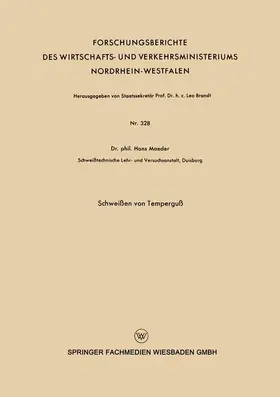 Schweißen von Temperguß