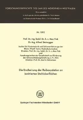 Die Erscheinung der Reiboxydation an ionitrierten Stahloberflächen