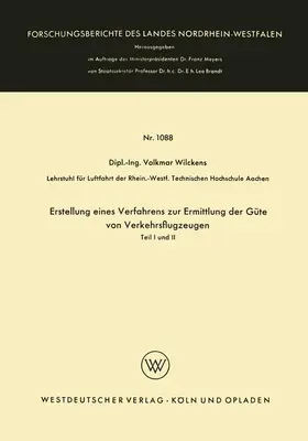 Erstellung eines Verfahrens zur Ermittlung der Güte von Verkehrsflugzeugen