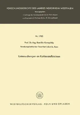 Untersuchungen an Kohlenstoffsteinen