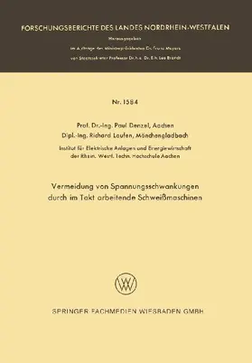 Vermeidung von Spannungsschwankungen durch im Takt arbeitende Schweißmaschinen