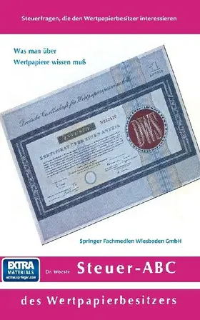 Steuer-ABC des Wertpapierbesitzers