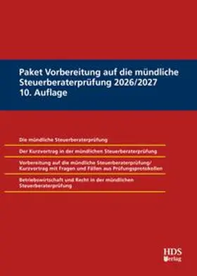 Paket Vorbereitung auf die mündliche Steuerberaterprüfung 2026/2027
