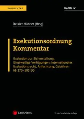 Exekutionsordnung - Kommentar Band 4