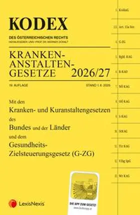 KODEX Krankenanstaltengesetze 2026/27