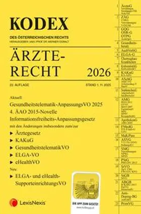 KODEX Ärzterecht 2026 - inkl. App