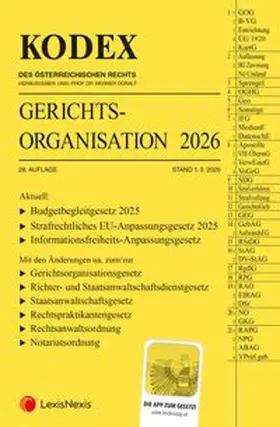 KODEX Gerichtsorganisation 2026