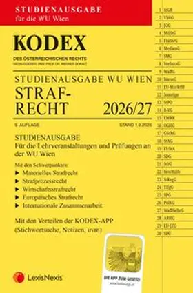 KODEX Strafrecht für die WU 2026/27