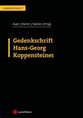 Gedenkschrift Hans-Georg Koppensteiner