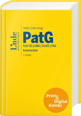 PatG | Patentgesetz (Kombi Print&digital)