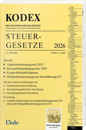 KODEX Steuergesetze 2026