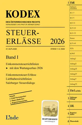 KODEX Steuer-Erlässe 2026, Band I