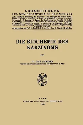 Die Biochemie des Karzinoms