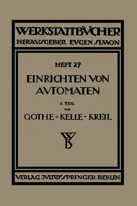 Das Einrichten von Automaten