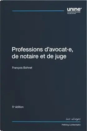 Professions d’avocat-e, de notaire et de juge