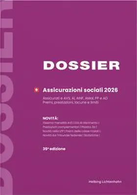 DOSSIER Assicurazioni sociali 2026
