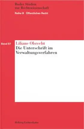 Die Unterschrift im Verwaltungsverfahren